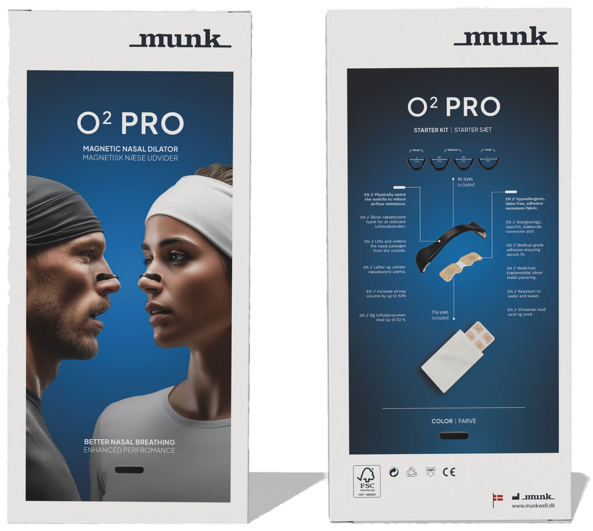 O² PRO-æsken i sort